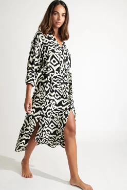 Livia ROBE SALINE GAROUPE Noir Sale