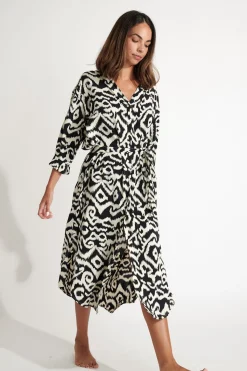 Livia ROBE SALINE GAROUPE Noir Sale