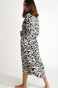 Livia ROBE SALINE GAROUPE Noir Sale