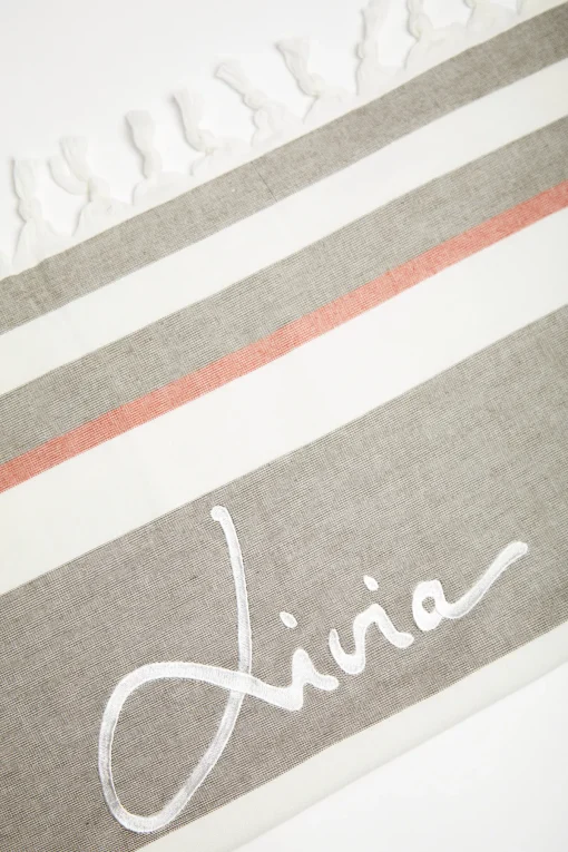 Livia Serviette de plage GIORGOS FOUTAS Multicolore Discount