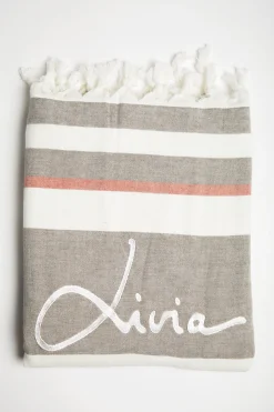 Livia Serviette de plage GIORGOS FOUTAS Multicolore Discount