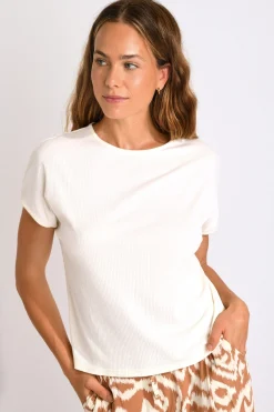 Livia TSHIRT YALDA VARGAS Blanc Online