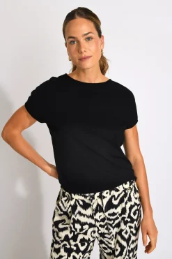 Livia TSHIRT YALDA VARGAS Noir Outlet