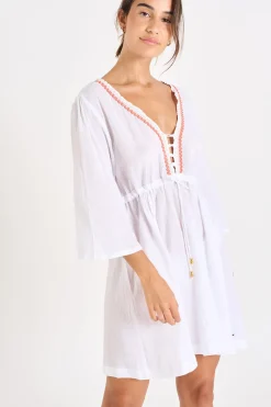 Livia TUNIQUE BEACHWEAR SOLVEIG ANDROTT Blanc Hot