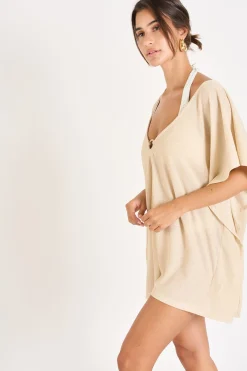 Livia TUNIQUE BEACHWEAR YASMINE HAMAMET Mordoré Outlet