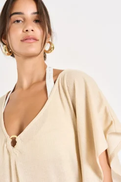 Livia TUNIQUE BEACHWEAR YASMINE HAMAMET Mordoré Outlet