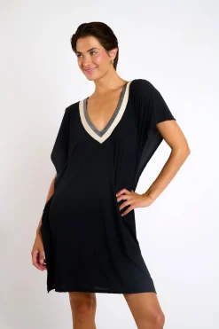 Livia TUNIQUE BEACHWEAR ANANKE SAMOS Noir Online